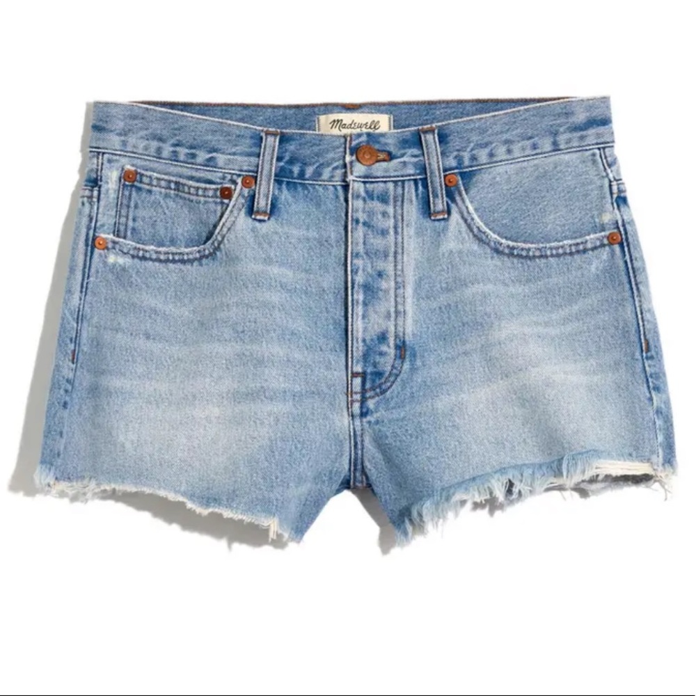 Madewell Curvy Relaxed Denim Shorts